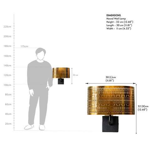 Nawal Metal Wall Lamp