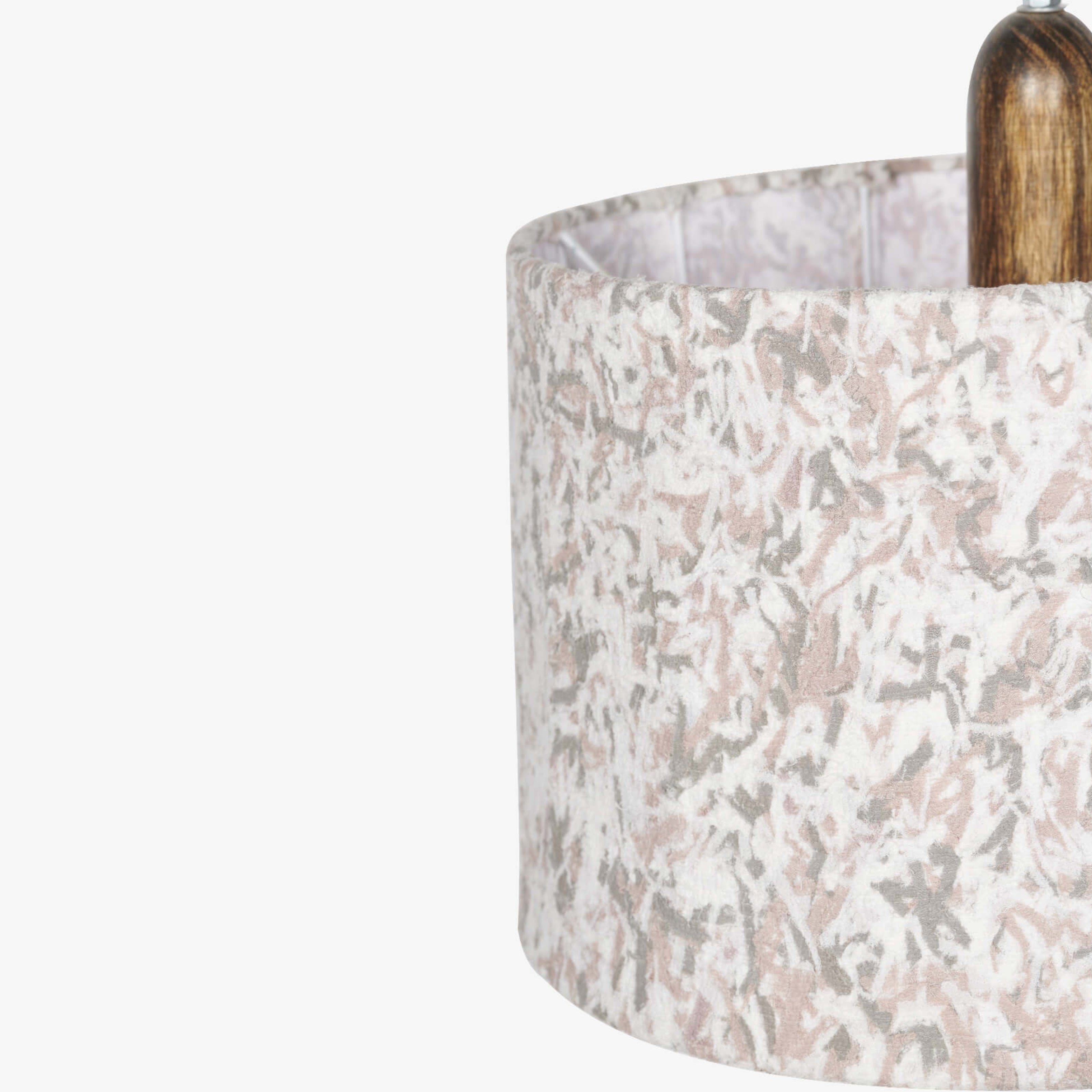 Flake Hanging Lamp Beige Drum - Orange Tree Home Pvt. Ltd.