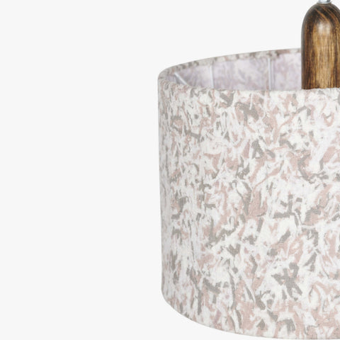 Flake Hanging Lamp Beige Drum - Orange Tree Home Pvt. Ltd.