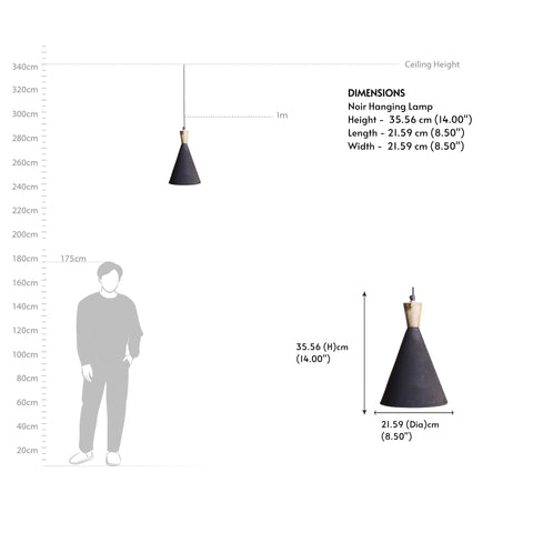 Noir Hanging Lamp
