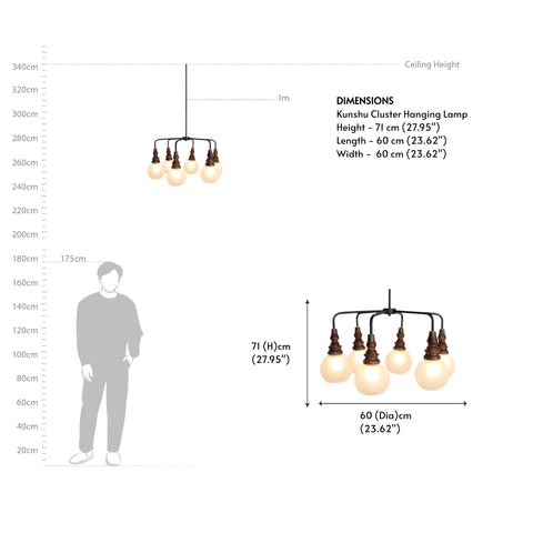 Kunshu Cluster Hanging Lamp