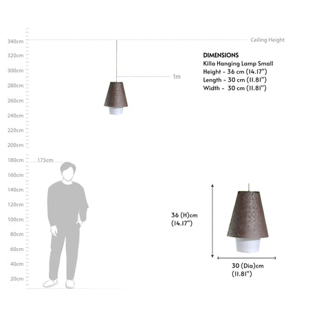 Killa Hanging Lamp Small