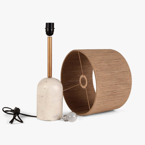 Cusp Sisal Fiber Table Lamp - Orange Tree Home Pvt. Ltd.