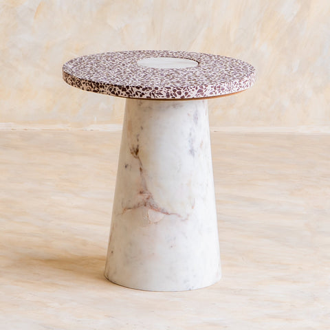 Dahlia Marble Side Table