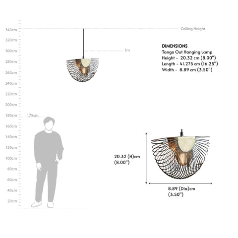 Tango Out Hanging Lamp
