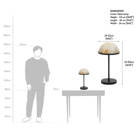 Crater Table Lamp