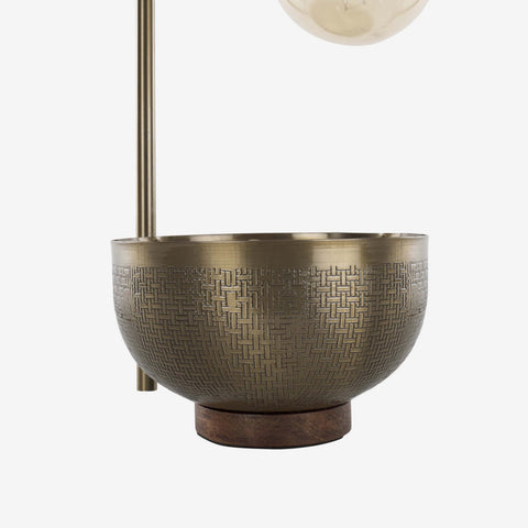 Esna Table Lamp With Bowl - Orange Tree Home Pvt. Ltd.