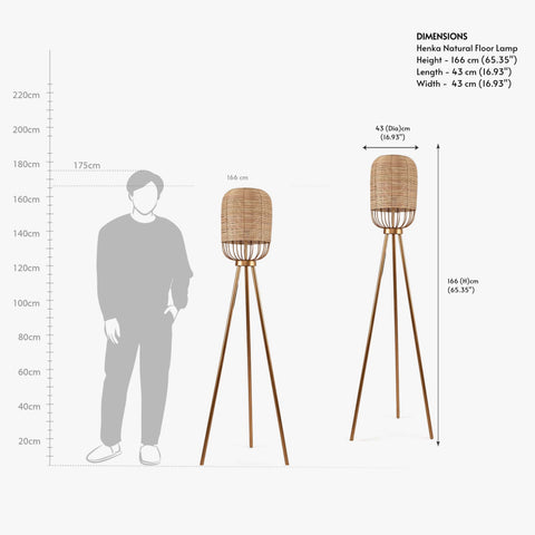 Henka Natural Floor Lamp