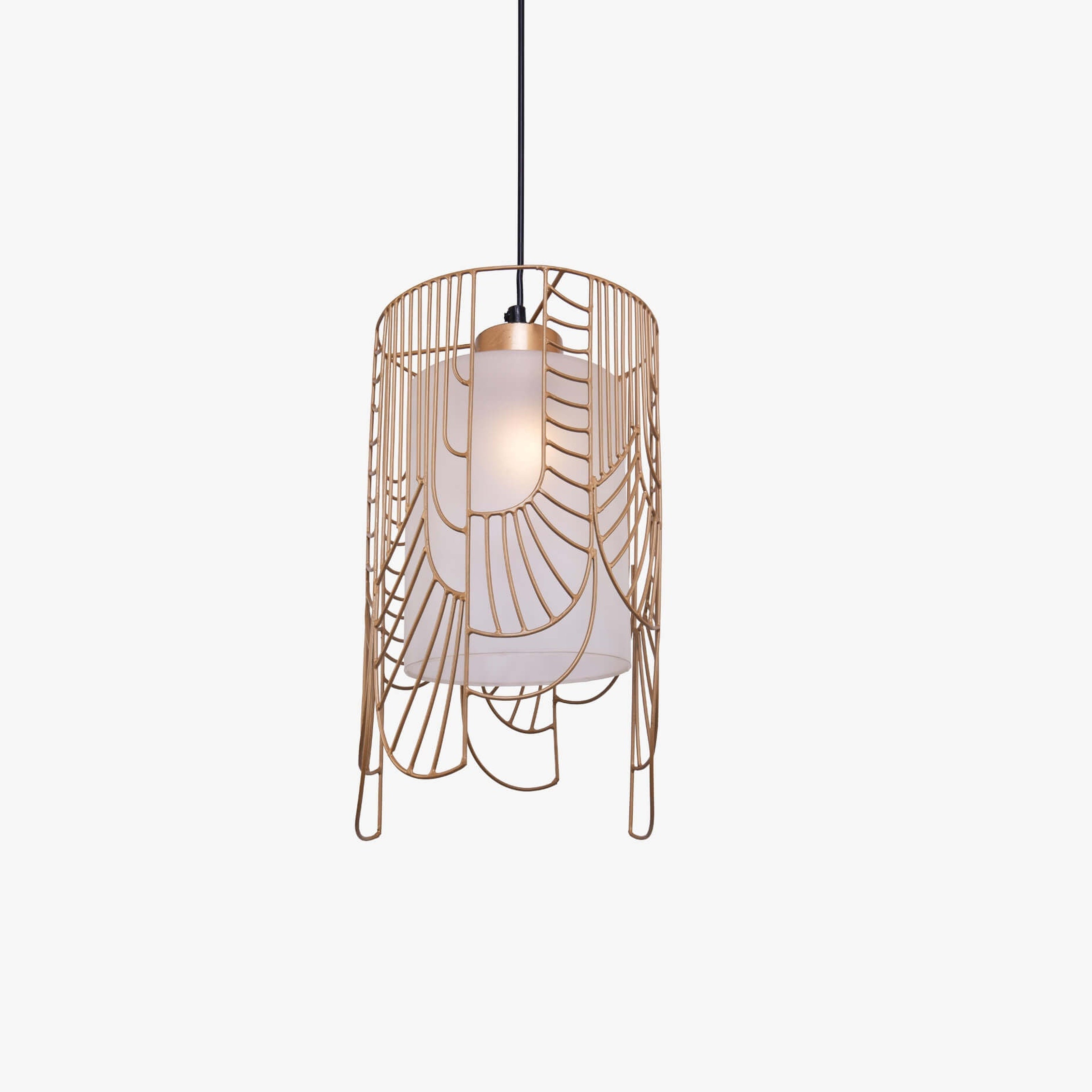 Claude Tall Hanging Lamp - Orange Tree Home Pvt. Ltd.