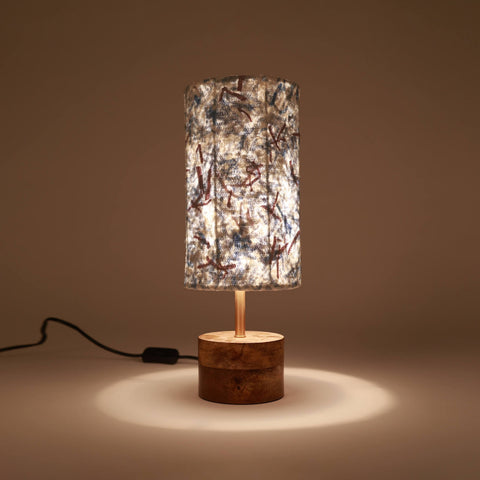 Flake Table Lamp Blue - Orange Tree Home Pvt. Ltd.