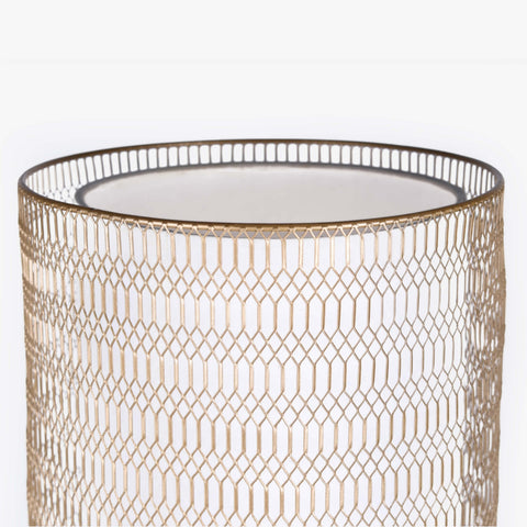 Rhombus Floor Lamp Gold - Orange Tree Home Pvt. Ltd.