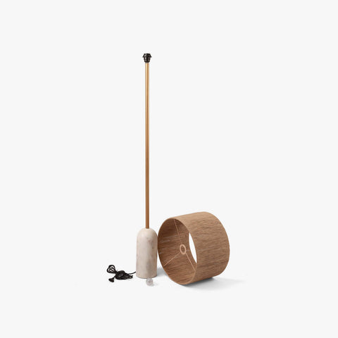 Cusp Sisal Fiber Floor Lamp - Orange Tree Home Pvt. Ltd.