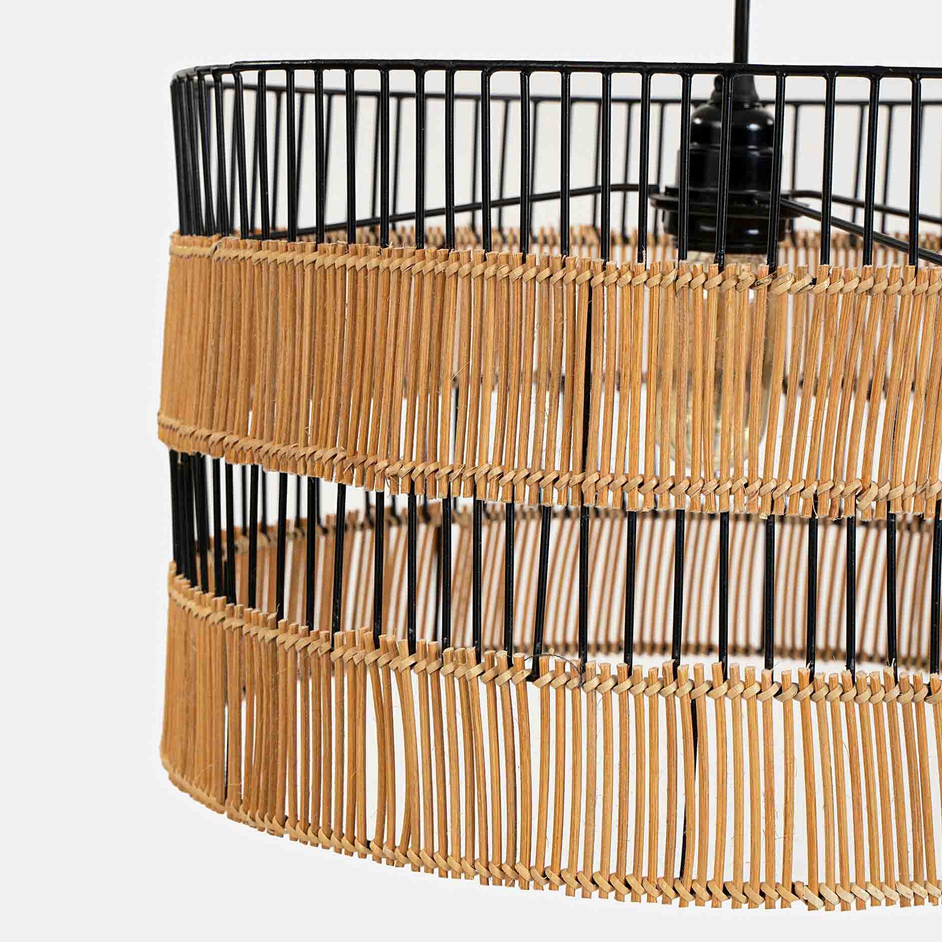 Kyoto Drum Hanging Lamp - Orange Tree Home Pvt. Ltd.