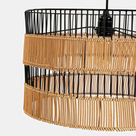 Kyoto Drum Hanging Lamp - Orange Tree Home Pvt. Ltd.