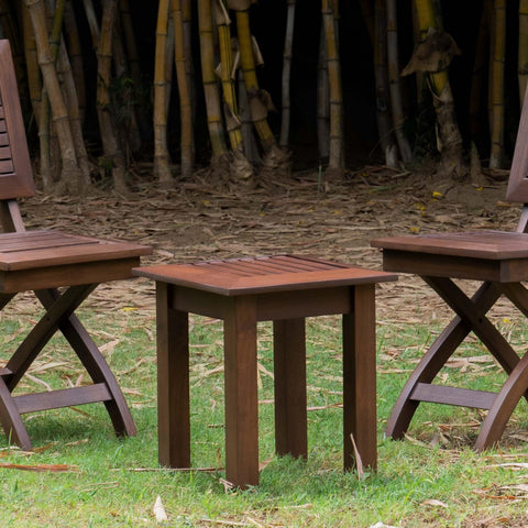 Alfresco Outdoor Wooden Side Table