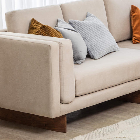 Chiyo L Shape Sofa Set (2 Seater + Left Aligned Chaise)
