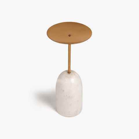 Damas Candle Holder Marble Big