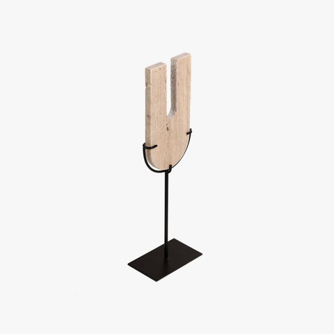Doric Table Decor Travertine
