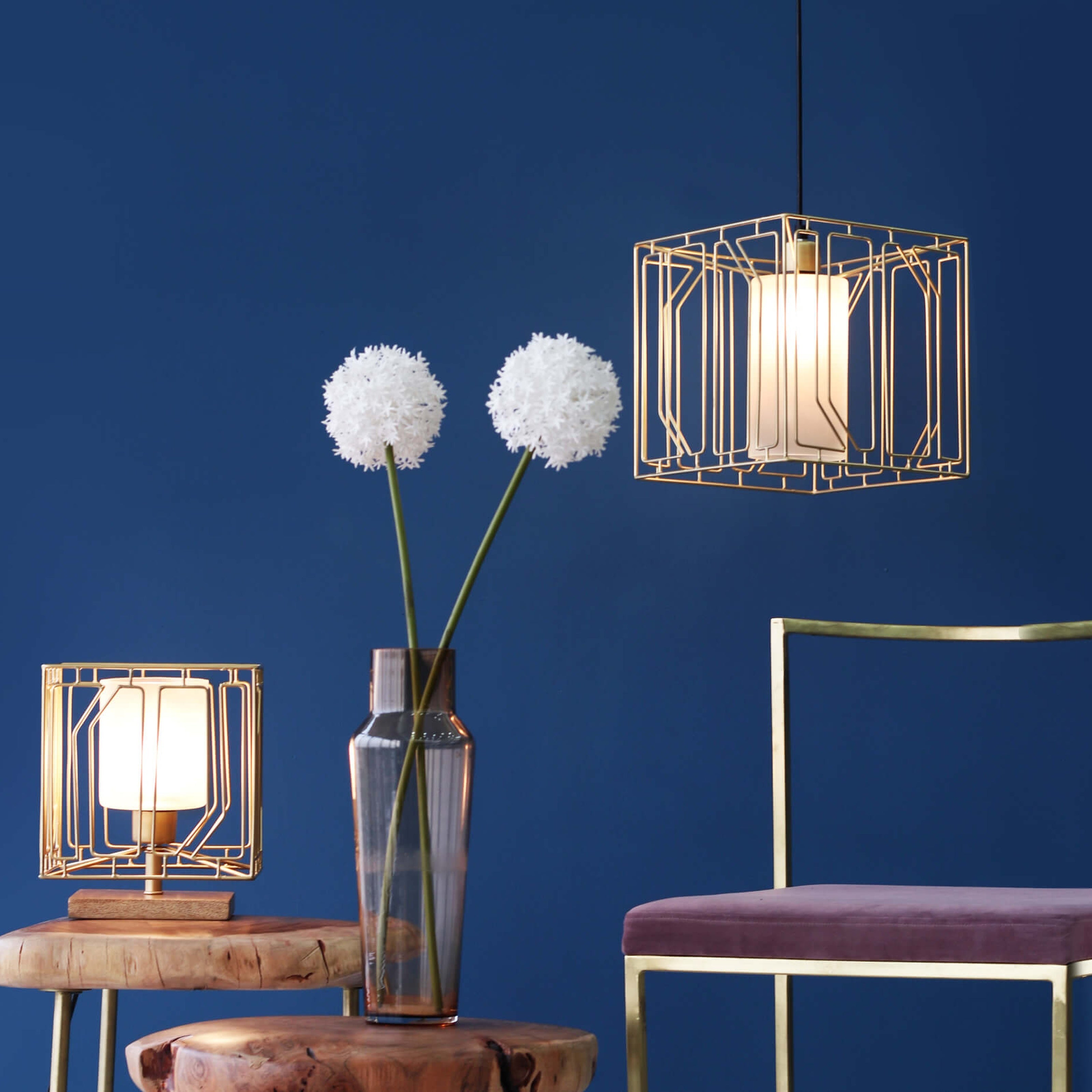 Choku Hanging Lamp - Orange Tree Home Pvt. Ltd.