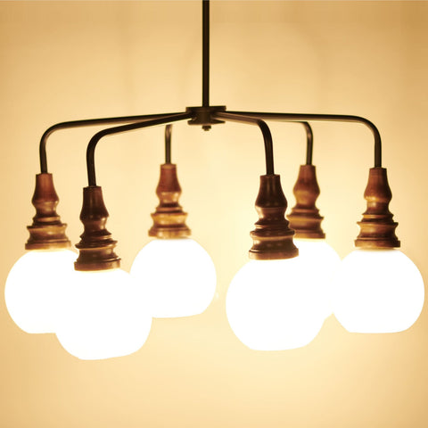 Kunshu Cluster Hanging Lamp - Orange Tree Home Pvt. Ltd.
