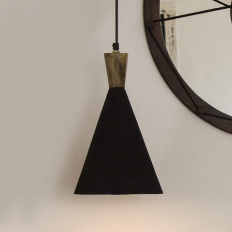 Noir Hanging Lamp - Orange Tree Home Pvt. Ltd.