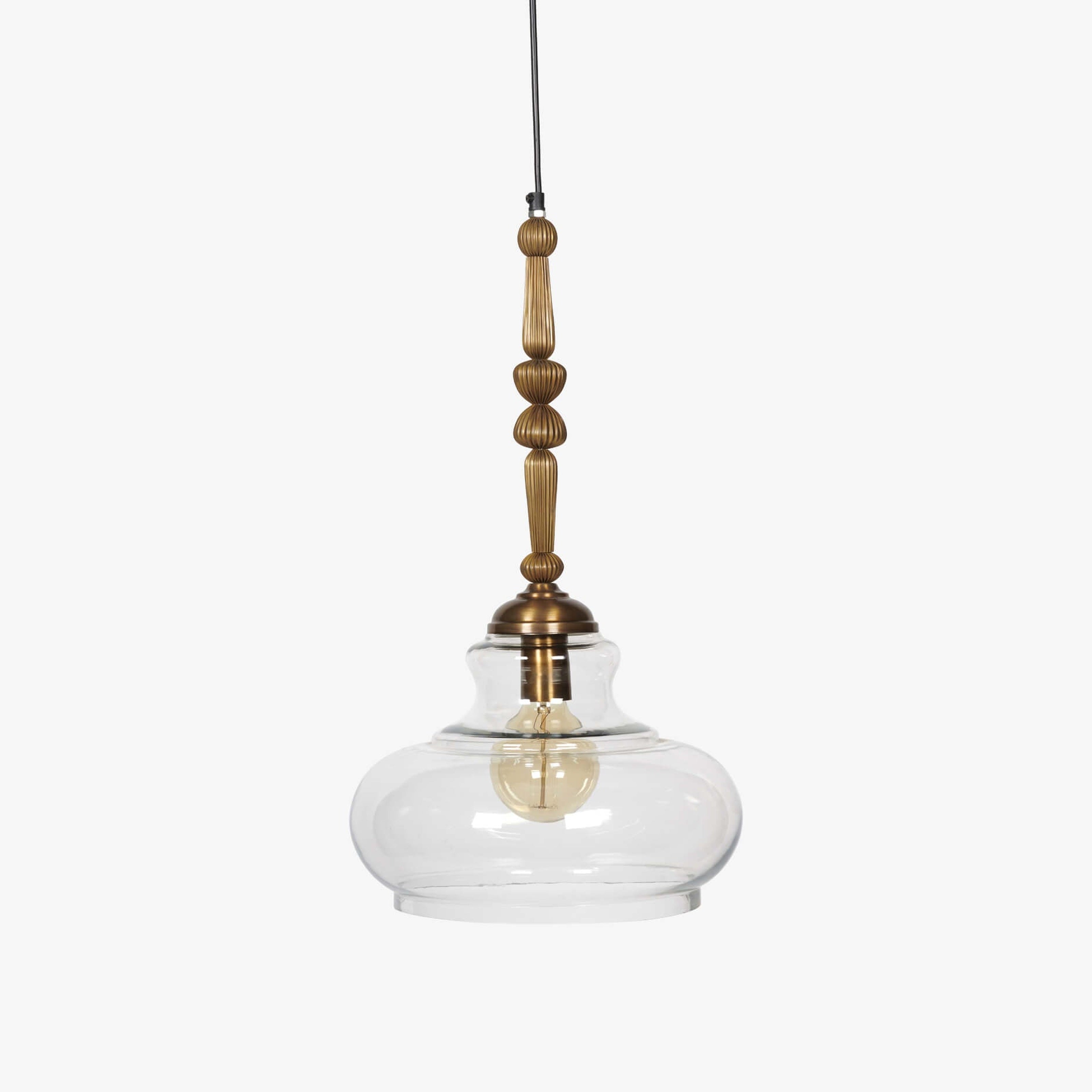 Kurashi Oval Hanging Lamp - Orange Tree Home Pvt. Ltd.