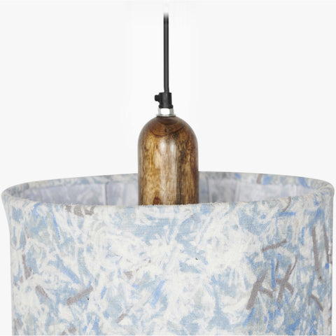 Flake Hanging Lamp Blue - Orange Tree Home Pvt. Ltd.