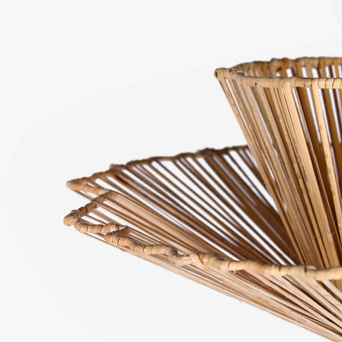 Klimt Cane Floor Lamp - Orange Tree Home Pvt. Ltd.