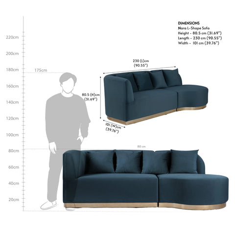 Nara L-Shape Sofa