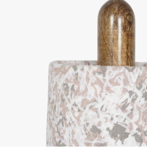 Flake Hanging Lamp Beige Tall - Orange Tree Home Pvt. Ltd.