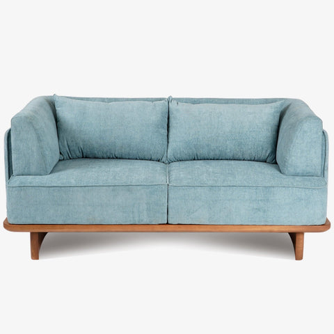 Anish 2 Seater Sofa Blue