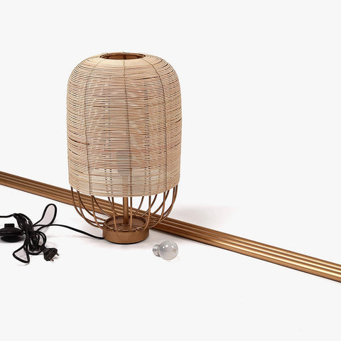 Henka Natural Floor Lamp - Orange Tree Home Pvt. Ltd.