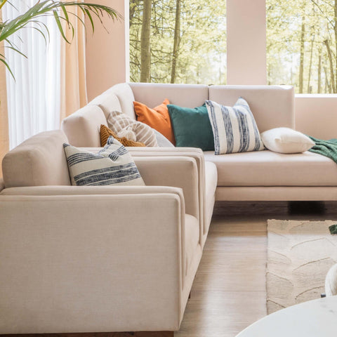 Chiyo L Shape Sofa Set (2 Seater + Left Aligned Chaise)