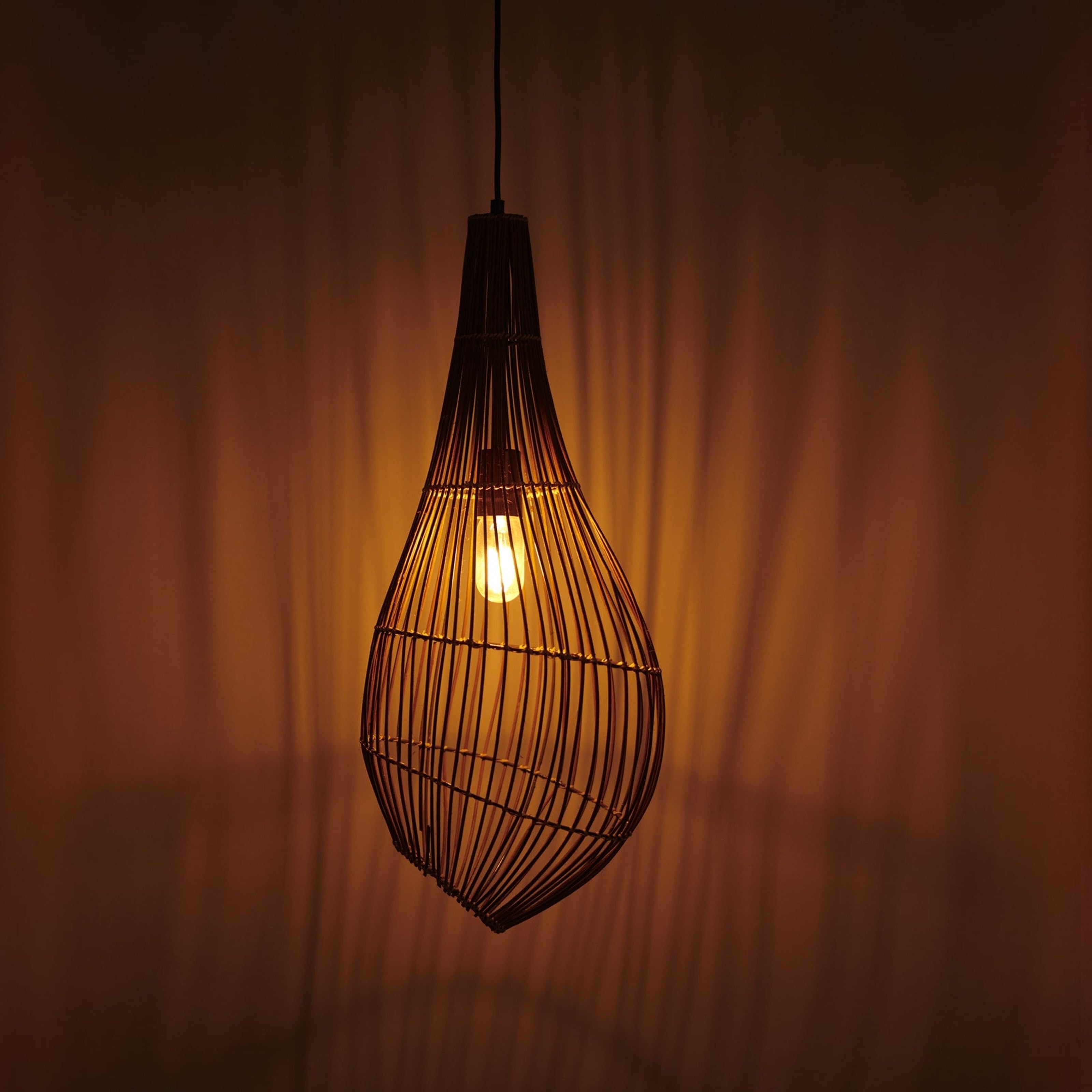 Floo Tall Hanging Lamp - Orange Tree Home Pvt. Ltd.