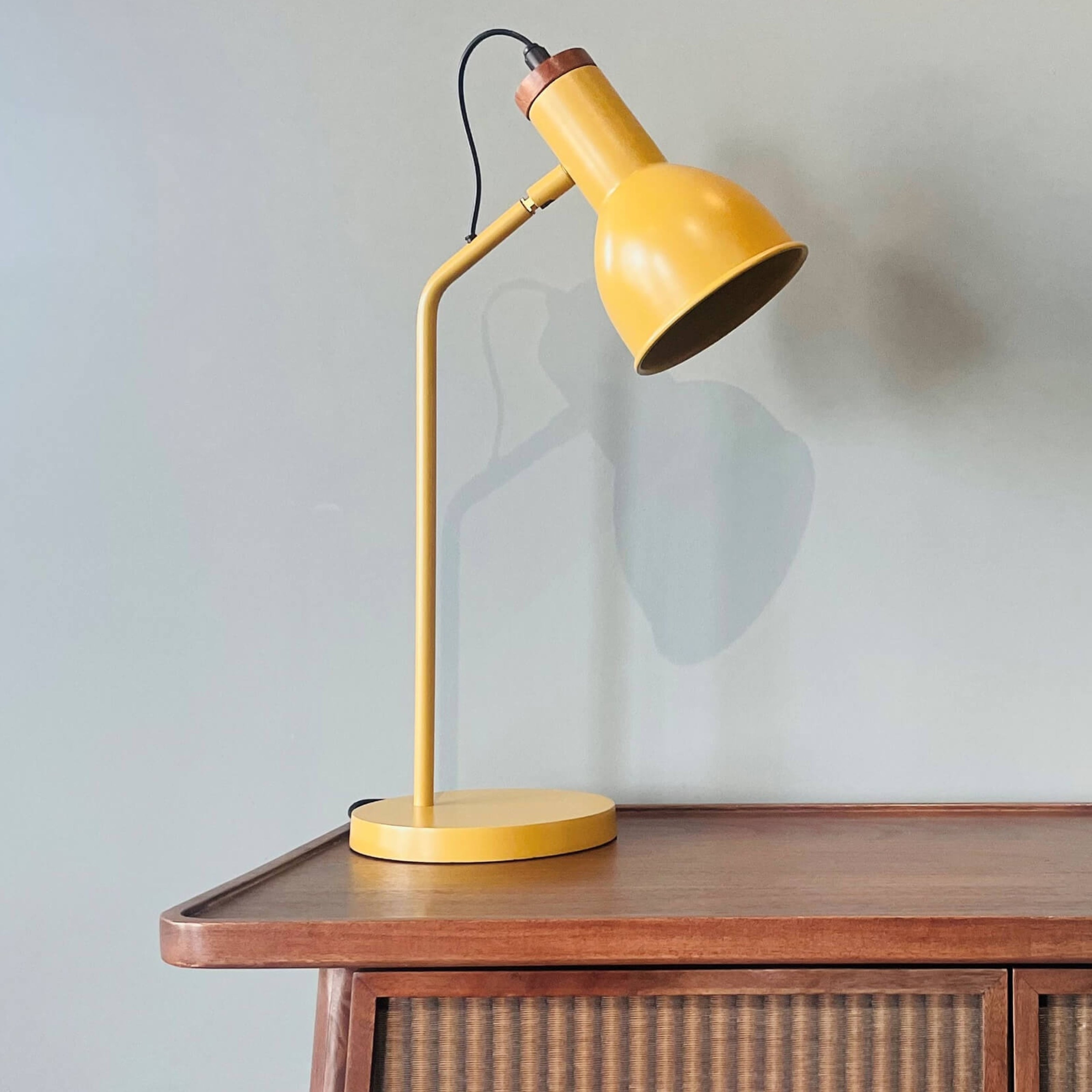Lisa Study Table Lamp Mustard - Orange Tree Home Pvt. Ltd.
