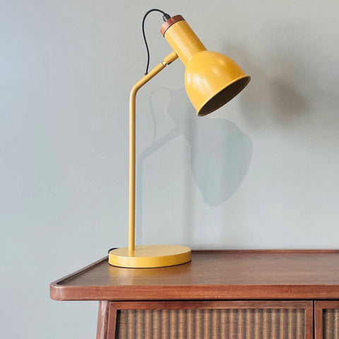 Lisa Study Table Lamp Mustard - Orange Tree Home Pvt. Ltd.
