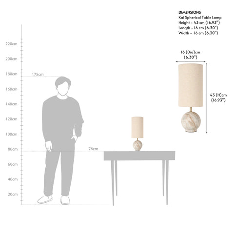 Kai Spherical Table Lamp