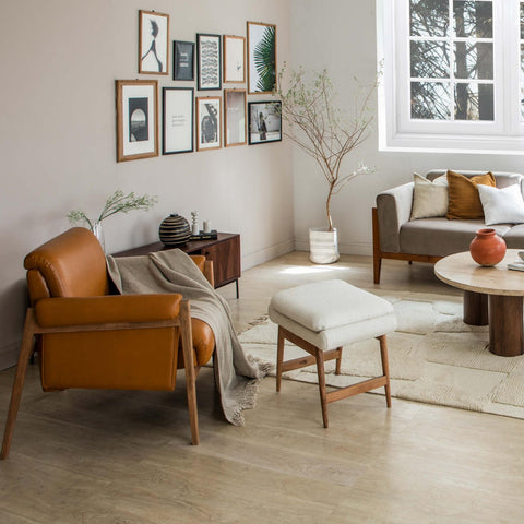 Mai Solid Wood Lounge Sofa Chair
