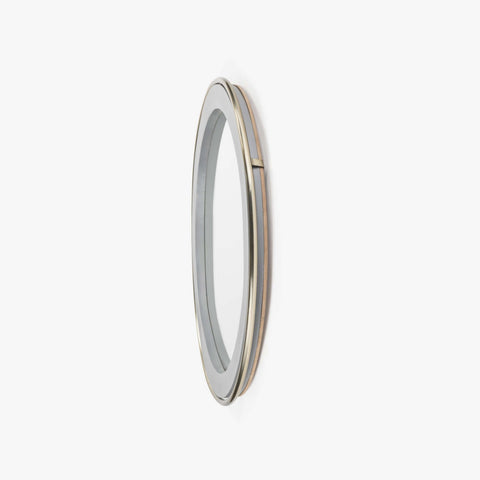 Toshi Round Mirror Cement