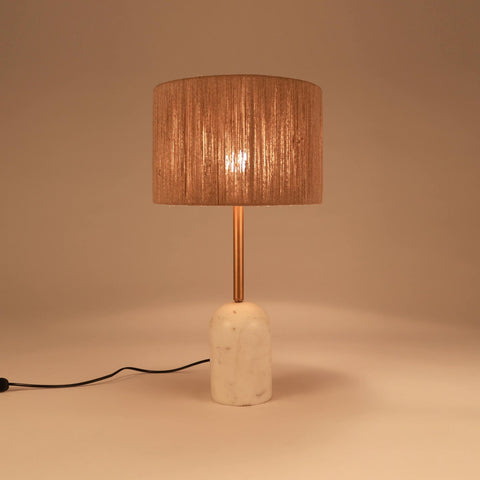 Cusp Sisal Fiber Table Lamp - Orange Tree Home Pvt. Ltd.