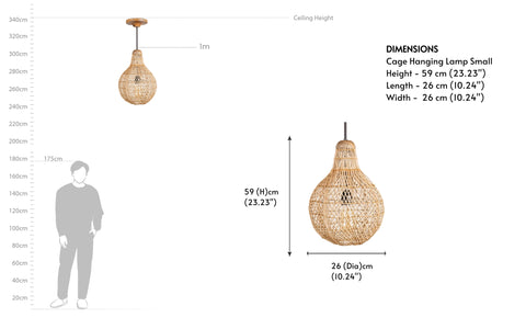 Cage Hanging Lamp Small