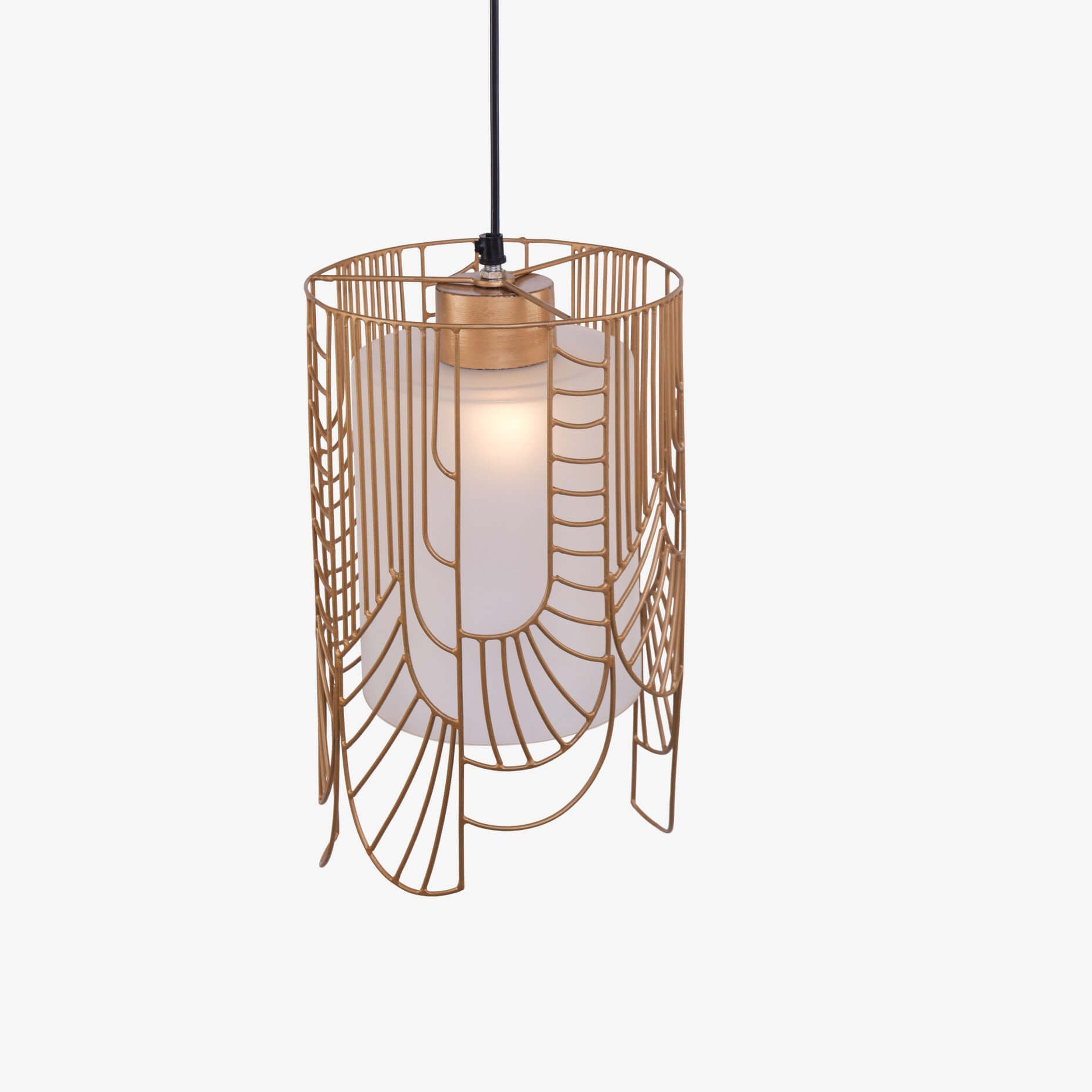 Claude Tall Hanging Lamp - Orange Tree Home Pvt. Ltd.