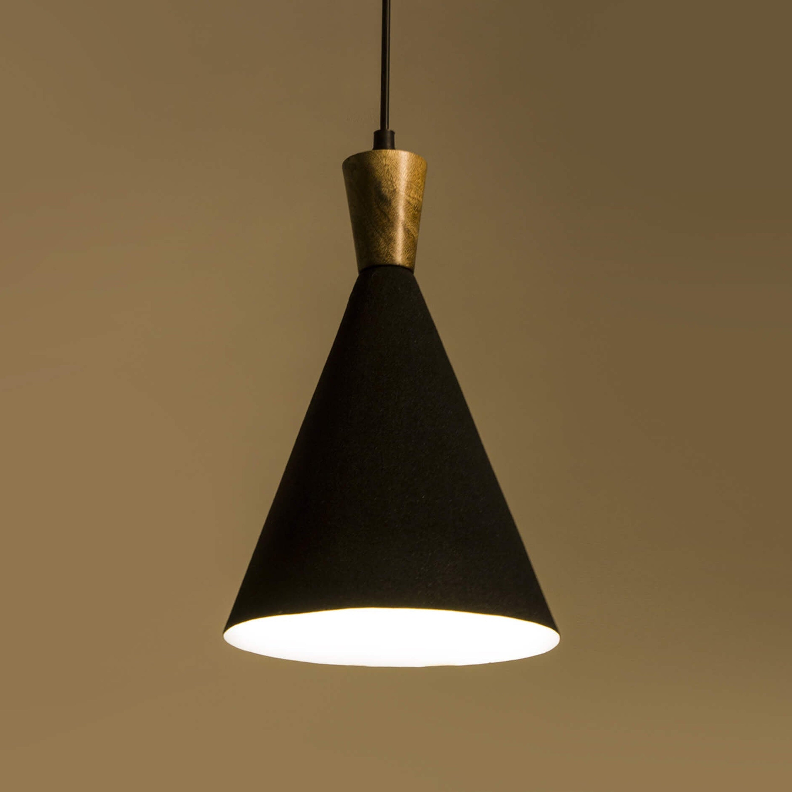 Noir Hanging Lamp - Orange Tree Home Pvt. Ltd.