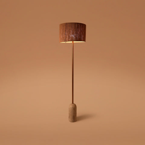 Cusp Sisal Fiber Floor Lamp - Orange Tree Home Pvt. Ltd.