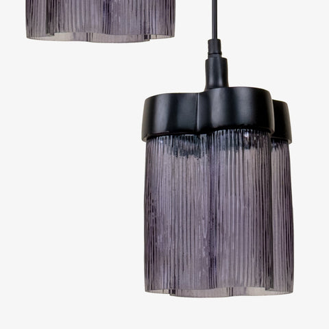 Furrow Cluster of 3 Hanging Lamp
