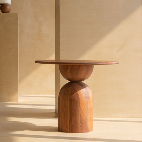 Abacus Wooden Side Table
