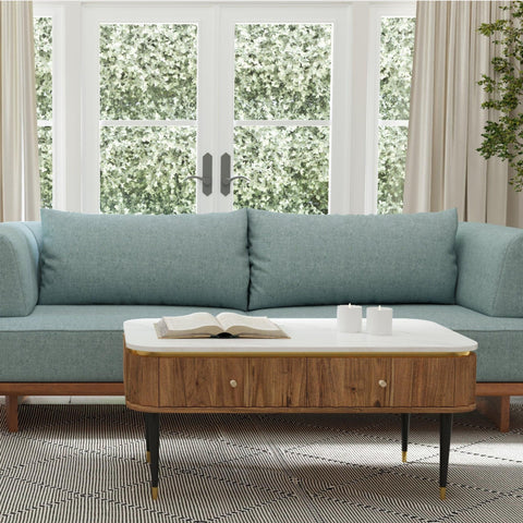 Anish 3 Seater Sofa Blue