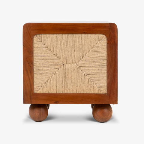 Abacus Wooden Bedside Table