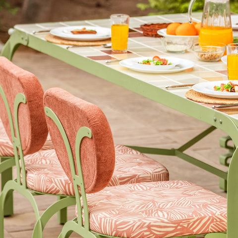 Dastoori Outdoor Dining Table with 6 Chairs