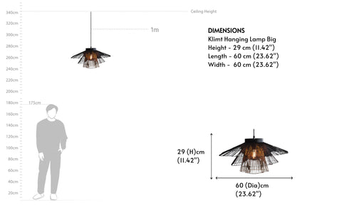 Klimt Hanging Lamp Big